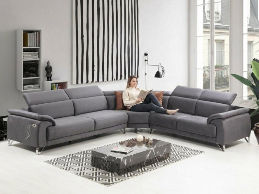 Canapé Canapé Canapé d'angle Canapé en L Canapé rembourré Mobilier de siège Moderne Mobilier de luxe Salon