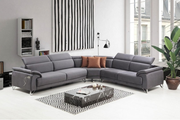 Canapé Canapé Canapé d'angle Canapé en L Canapé rembourré Mobilier de siège Moderne Mobilier de luxe Salon