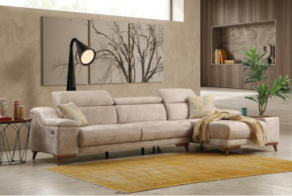 Canapé d'angle design en L pour salon moderne, canapé, canapé, mobilier de salon neuf
