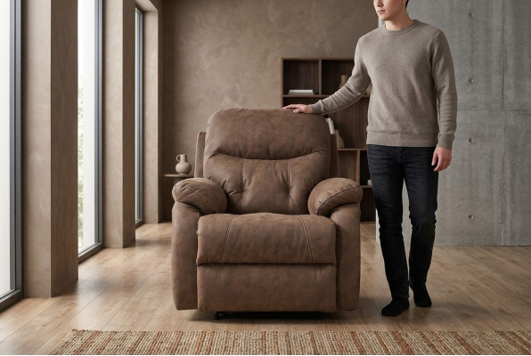 Salle de séjour Fauteuil Relaxation Luxe Design Moderne Siège Meubles Rembourrage Textile