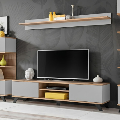 Séjour Suite de luxe TV Faible meuble Lowboard étagère moderne Meubles en bois de designer