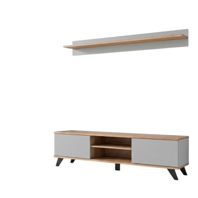 Séjour Suite de luxe TV Faible meuble Lowboard étagère moderne Meubles en bois de designer