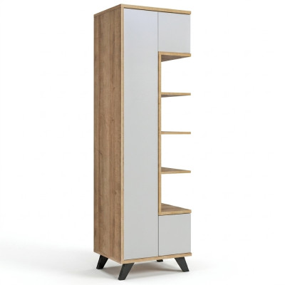 Étagère blanche Bibliothèque Salon de luxe Meuble en bois Design