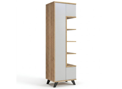 Étagère blanche Bibliothèque Salon de luxe Meuble en bois Design