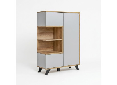 Salle de séjour Bibliothèque Bois Armoire de bureau Étagère Luxe Design de meubles en bois