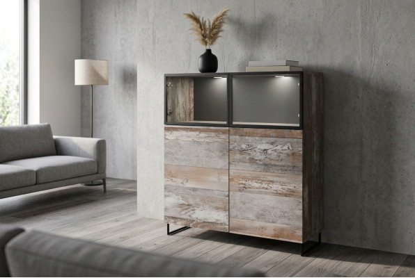 Vitrine Style moderne Conception de salon Mobilier en bois Armoire de nouvelle conception Meubles