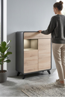 Vitrine design pour salon, meubles de luxe, armoire moderne neuve
