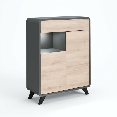 Vitrine design pour salon, meubles de luxe, armoire moderne neuve
