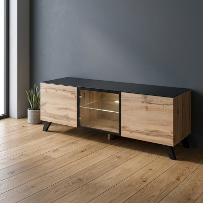 Design Meuble de télévision Lowboard Salon Mobilier en bois de luxe Meubles modernes
