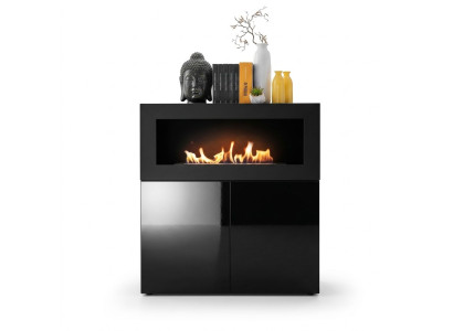 Commode avec cheminée intégrée Garde-robe design moderne Salon