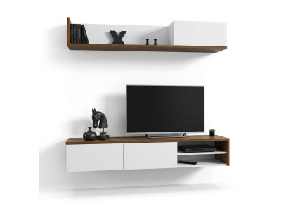Unité murale Étagère murale Design moderne TV Lowboard Mobilier de salon Nouveau