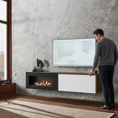 Meuble TV Buffet de salon en bois de luxe au design moderne nouveau