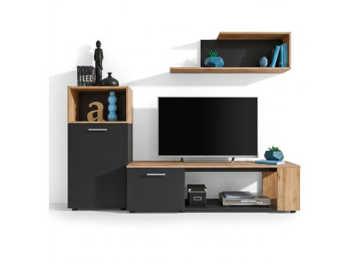 Designer complet de salle de luxe mur moderne en bois