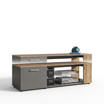 Luxueux bas de gamme de télévision de salon en bois Commode de concepteur de buffet mural neuf