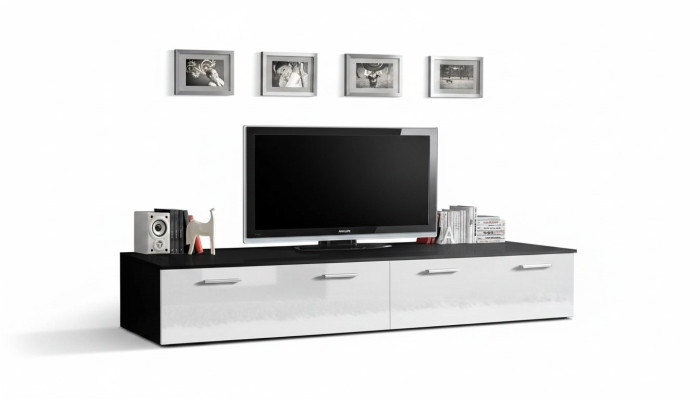 Meuble TV Meuble TV Meuble bas en bois de designer Mobilier moderne pour salon
