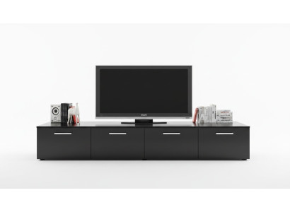 Meuble TV design moderne pour salon, commode en bois mobilier de luxe.