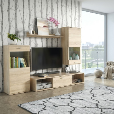 Étagère murale armoire moderne Meuble TV bas Salle de séjour Étagères murales nouvelles