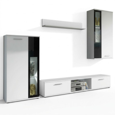 Ensemble de mur équipé de luxe pour salon mobilier moderne
