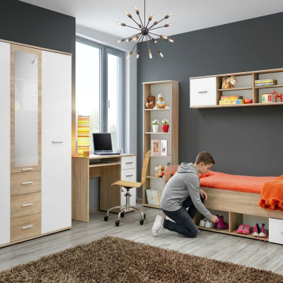 Salle de jeunesse complète Chambre d'enfants moderne Ensemble de bureau de designer Mobilier de luxe
