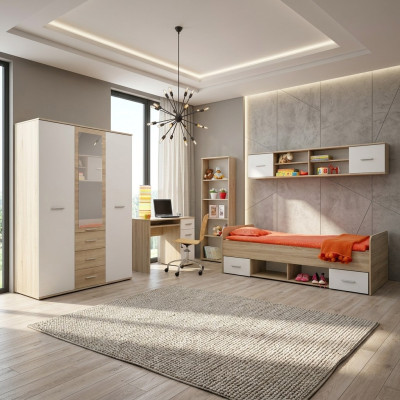 Salle de jeunesse complète Chambre d'enfants moderne Ensemble de bureau de designer Mobilier de luxe