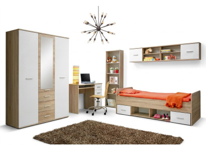 Salle de jeunesse complète Chambre d'enfants moderne Ensemble de bureau de designer Mobilier de luxe