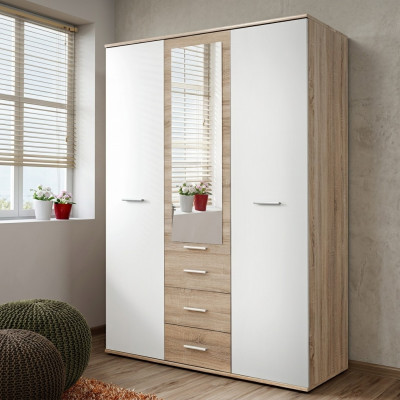 Conception de garde-robe Garde-robe de luxe Mobilier de chambre de style moderne en bois