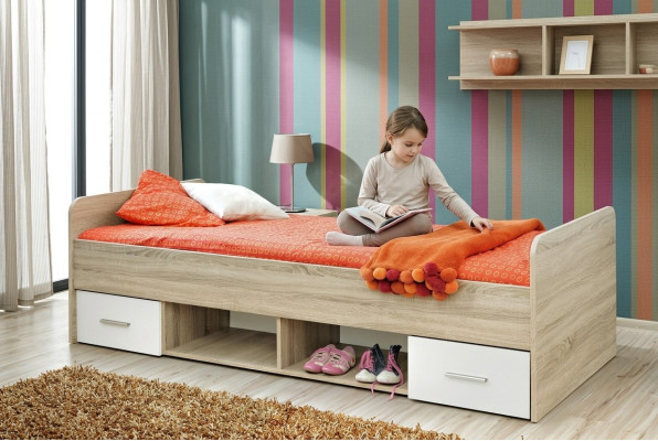 Jeunesse Lit Chambre d'enfant Moderne Lit pour enfants de style designer Chambre d'enfant Nouveau