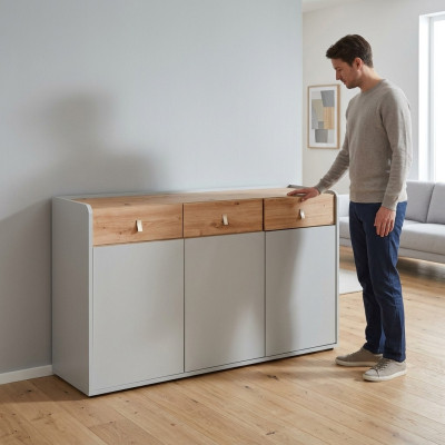 Commode bois de luxe mobilier moderne de designer chambre meuble buffet.