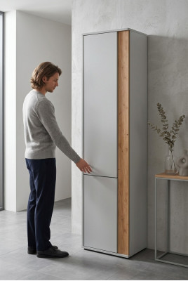 Armoire blanche Chambre à coucher Mobilier en bois Armoire Style moderne Designer neuf