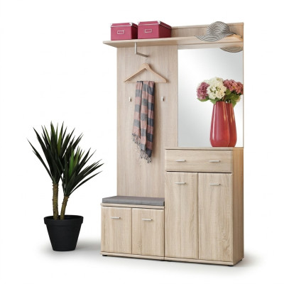 Conception Moderne Porte-Manteau de Couloir de Luxe Stand de Vêtements Meuble en Bois Nouvelle Salle Hall