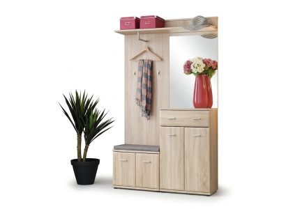 Conception Moderne Porte-Manteau de Couloir de Luxe Stand de Vêtements Meuble en Bois Nouvelle Salle Hall