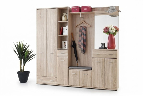 Portemanteau Armoire Garde-robe Armoire Entrée Design Mobilier Luxe Ameublement Nouveau Étagère