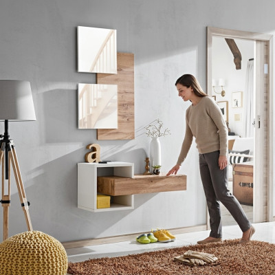 Ensemble de design 4 pièces Ameublement Hall Design moderne Étagère murale Nouveaux meubles