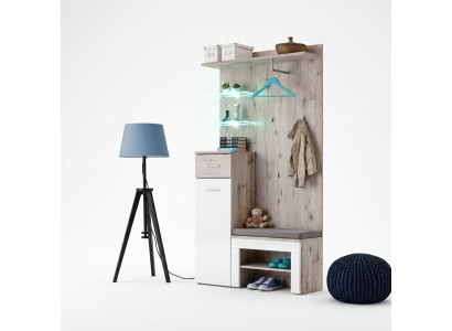 Ensemble de meubles de luxe moderne avec étagère à chaussures en bois