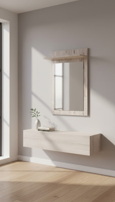 Porte-manteau moderne de luxe mobile en bois neuf