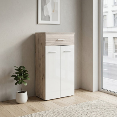 Armoire moderne de luxe en bois gris