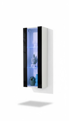 Vitrine suspendue de luxe pour salon, meubles modernes en bois neuf