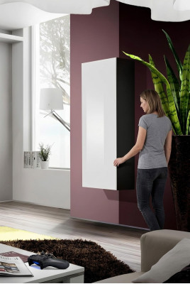 Vitrine suspendue de luxe design pour salon meubles décoration armoire neuve