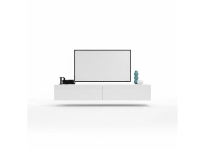 Support TV RTV Lowboard designer salon bois moderne mobilier