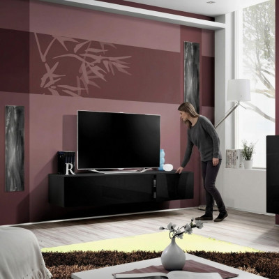Meuble TV moderne en bois de luxe
