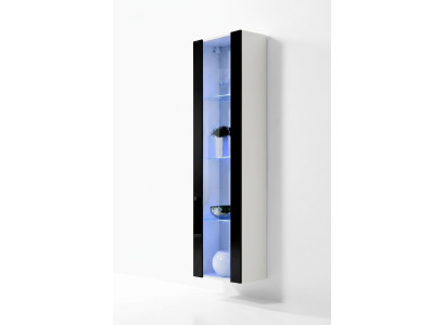 Vitrine suspendue de luxe mobilier salon design moderne style nouveau