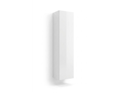 Armoire encastrée en bois blanc de luxe au design moderne pour le salon