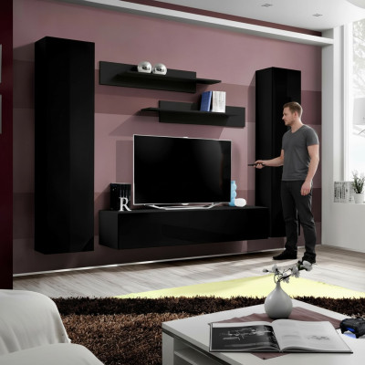 Ensemble complet de meubles muraux pour salon Mobilier de luxe de style moderne