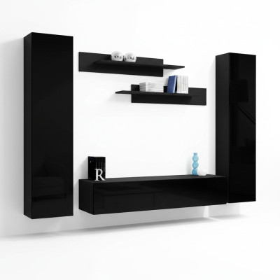 Ensemble complet de meubles muraux pour salon Mobilier de luxe de style moderne
