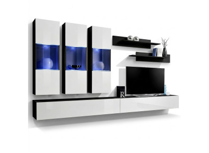 Unité murale de télévision design moderne étagères murales mobilier de salon de luxe nouveau