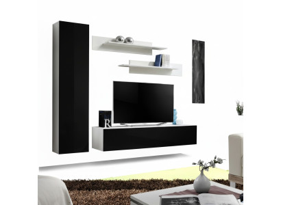 Luxus-Wandregal Designer TV-Ständer Sideboard Möbel Wohnzimmer 4-teiliges Set