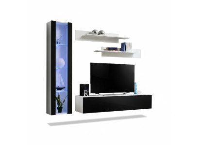 Ensemble de luxe 4 pièces Meuble mural de designer Meubles de salon Meuble TV Ameublement Mobilier