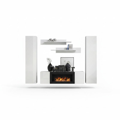 Unité murale moderne Mobilier de designer Étagères murales Vitrine suspendue Buffet neuf