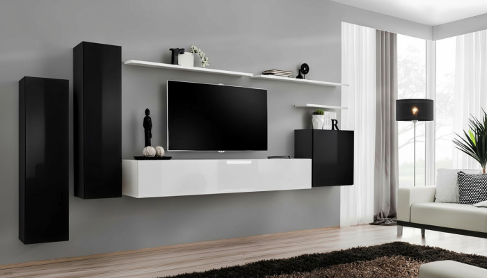 Ensemble de meubles muraux Ensemble de meubles bas TV de luxe Buffet design Étagère murale de salon nouvelle