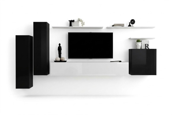 Ensemble de meubles muraux Ensemble de meubles bas TV de luxe Buffet design Étagère murale de salon nouvelle